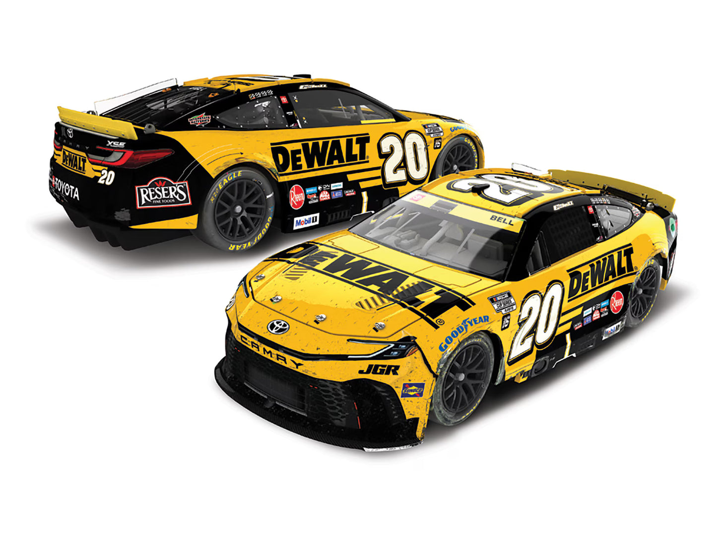 CHRISTOPHER BELL 2025 DEWALT BRISTOL RACED WIN 1:64 ARC DIECAST