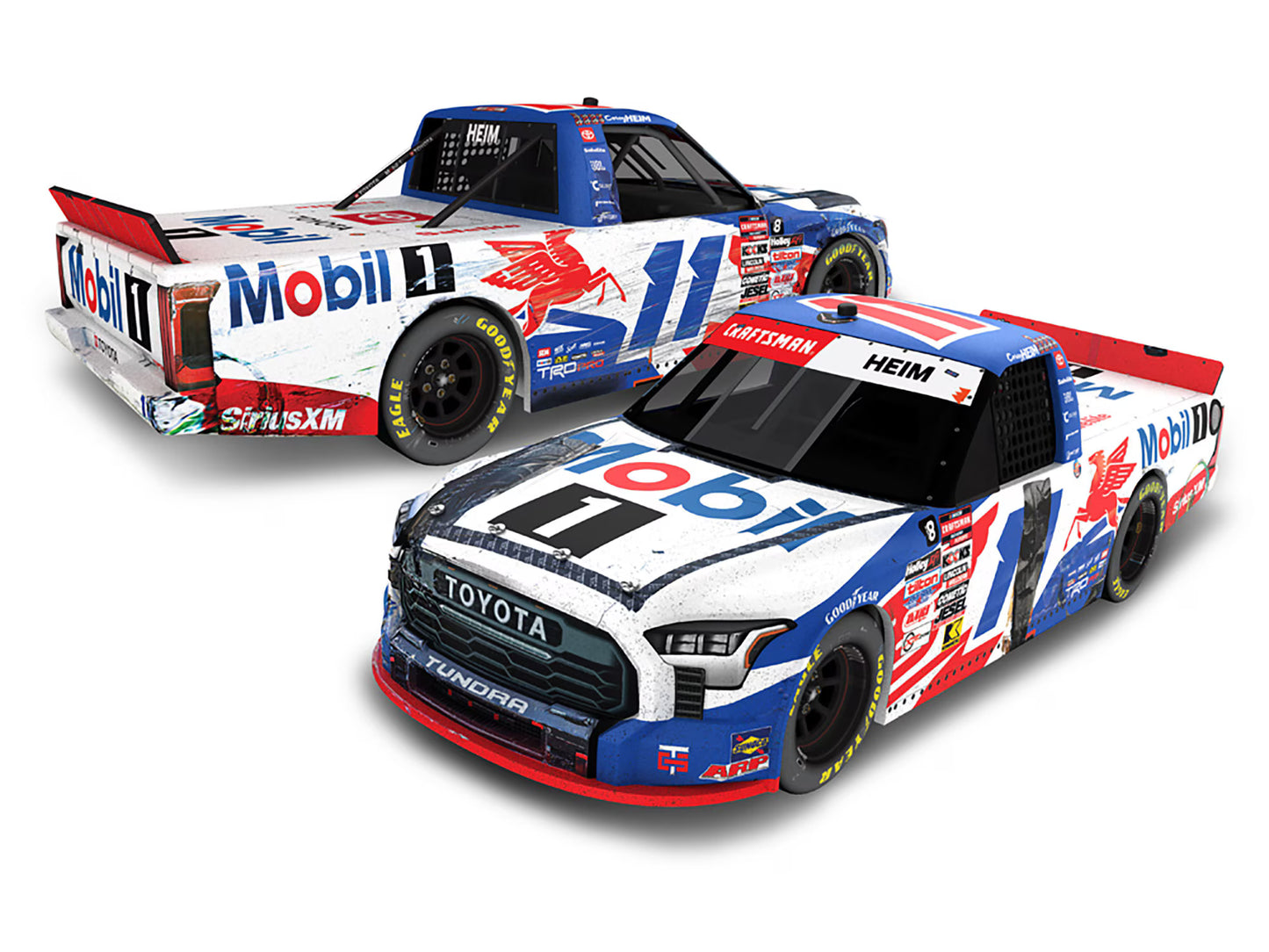 COREY HEIM 2025 MOBIL 1 ROVAL RACED WIN 1:64 ARC DIECAST