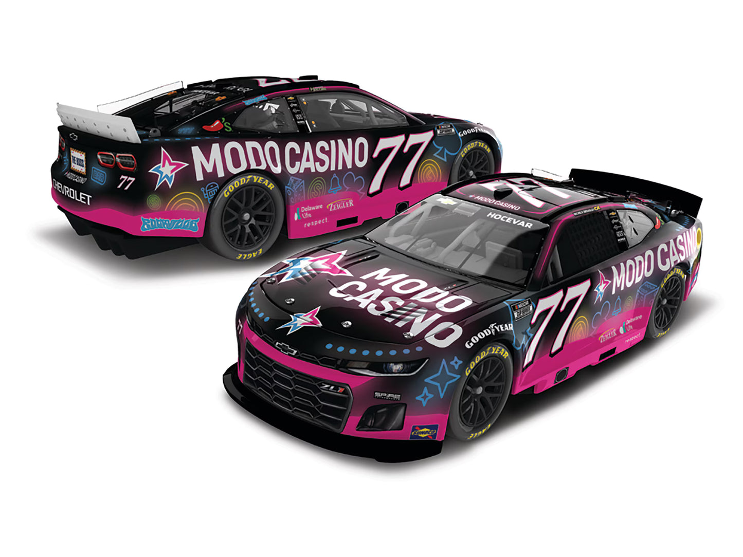 CARSON HOCEVAR 2025 MODO CASINO 1:64 ARC DIECAST