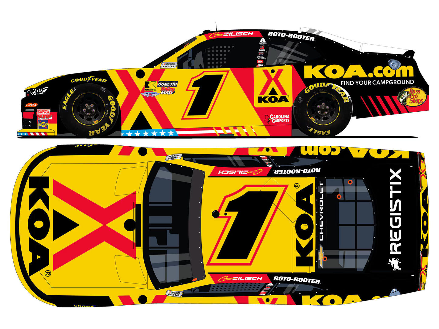CONNOR ZILISCH 2026 KOA 1:24 AUTOGRAPHED ARC DIECAST