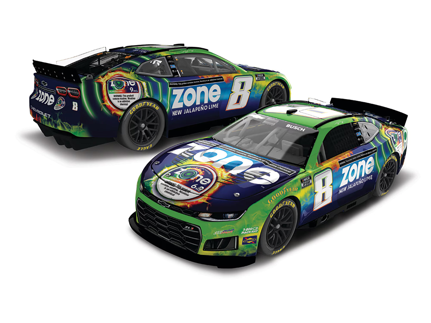KYLE BUSCH 2026 ZONE JALAPENO LIME 1:24 ARC DIECAST