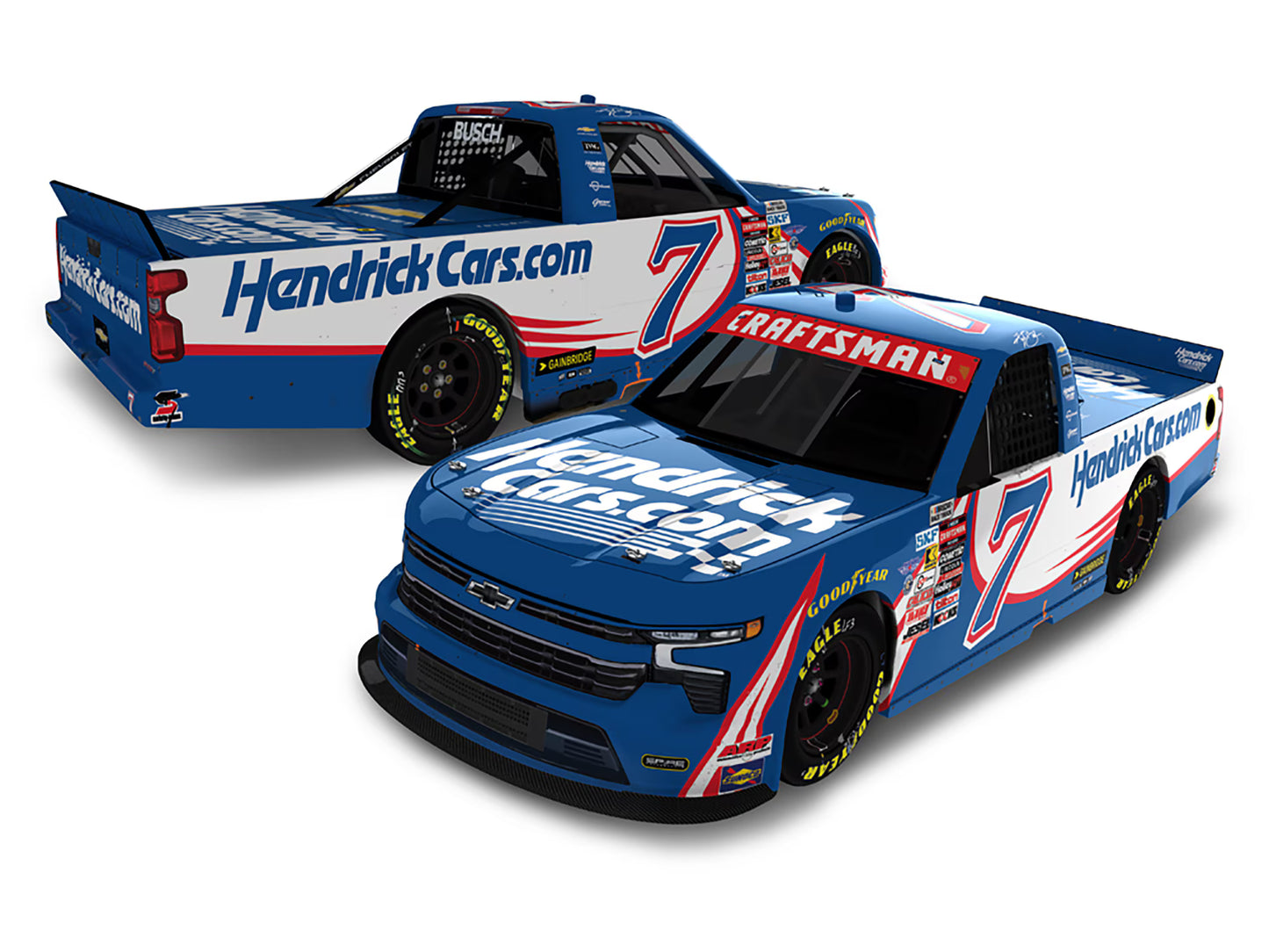 KYLE BUSCH 2026 HENDRICKCARS.COM ECHOPARK SPEEDWAY 1:64 ARC RACED WIN DIECAST