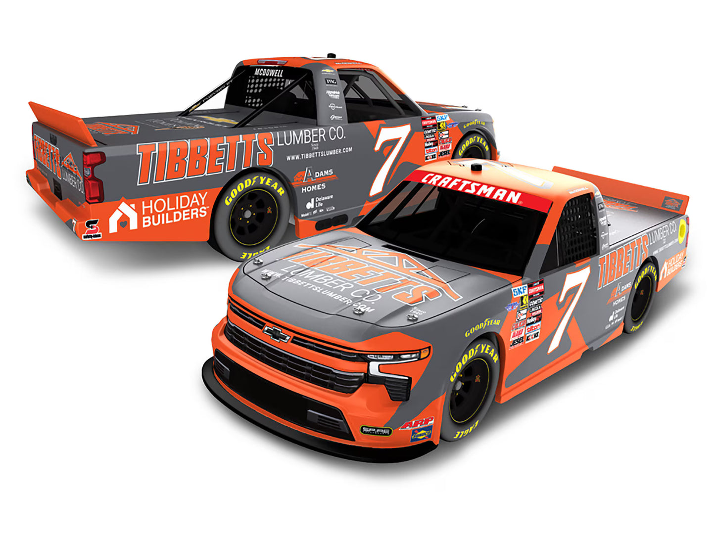 MICHAEL MCDOWELL 2026 TIBBETTS LUMBER 1:64 ARC DIECAST