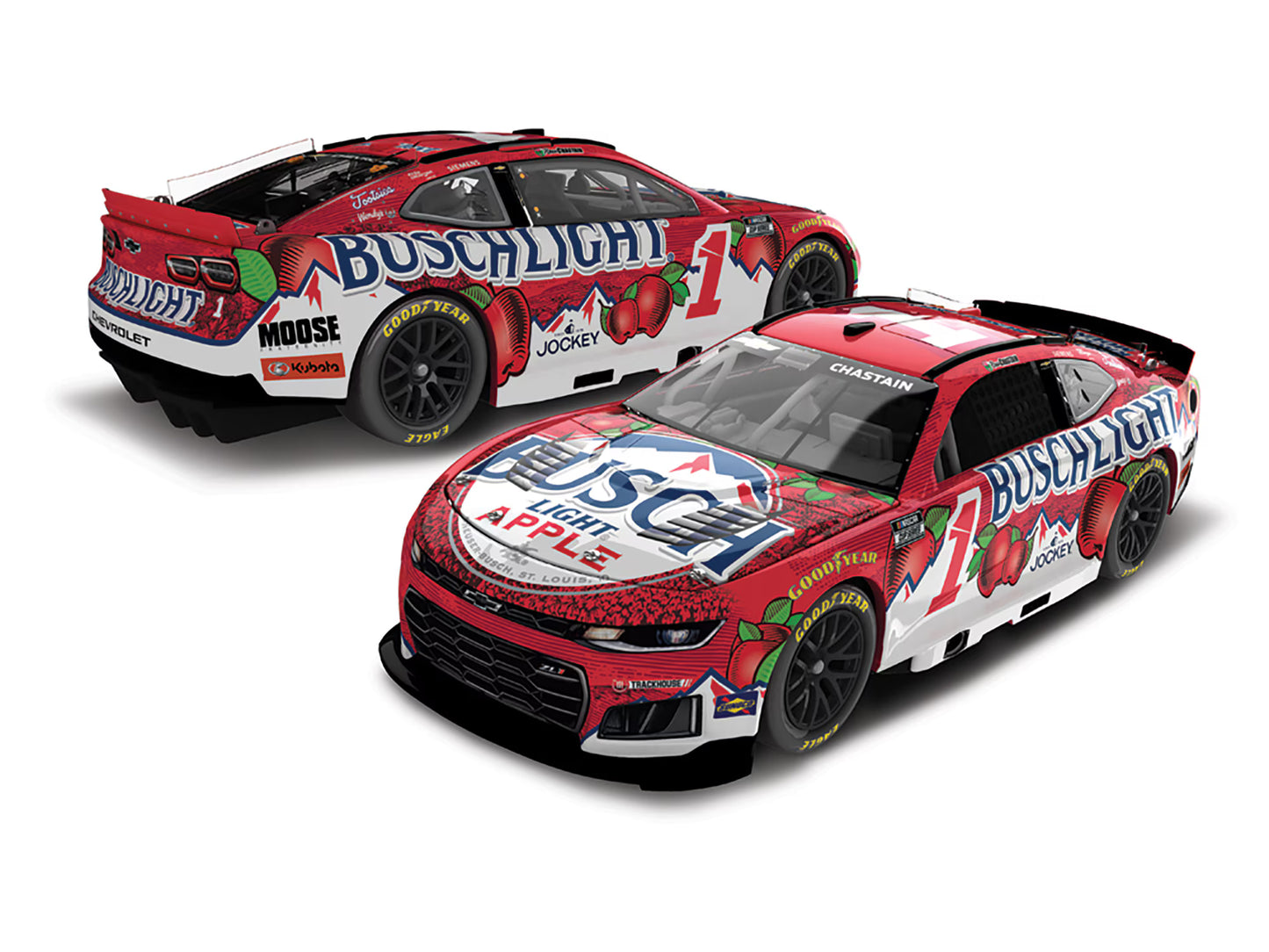 ROSS CHASTAIN 2026 BUSCH LIGHT APPLE 1:24 ELITE DIECAST