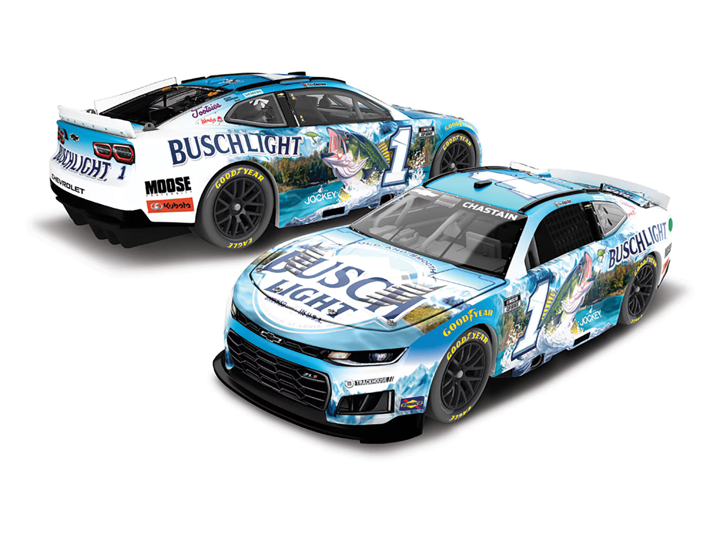 ROSS CHASTAIN 2026 BUSCH LIGHT FISHING 1:24 ELITE DIECAST
