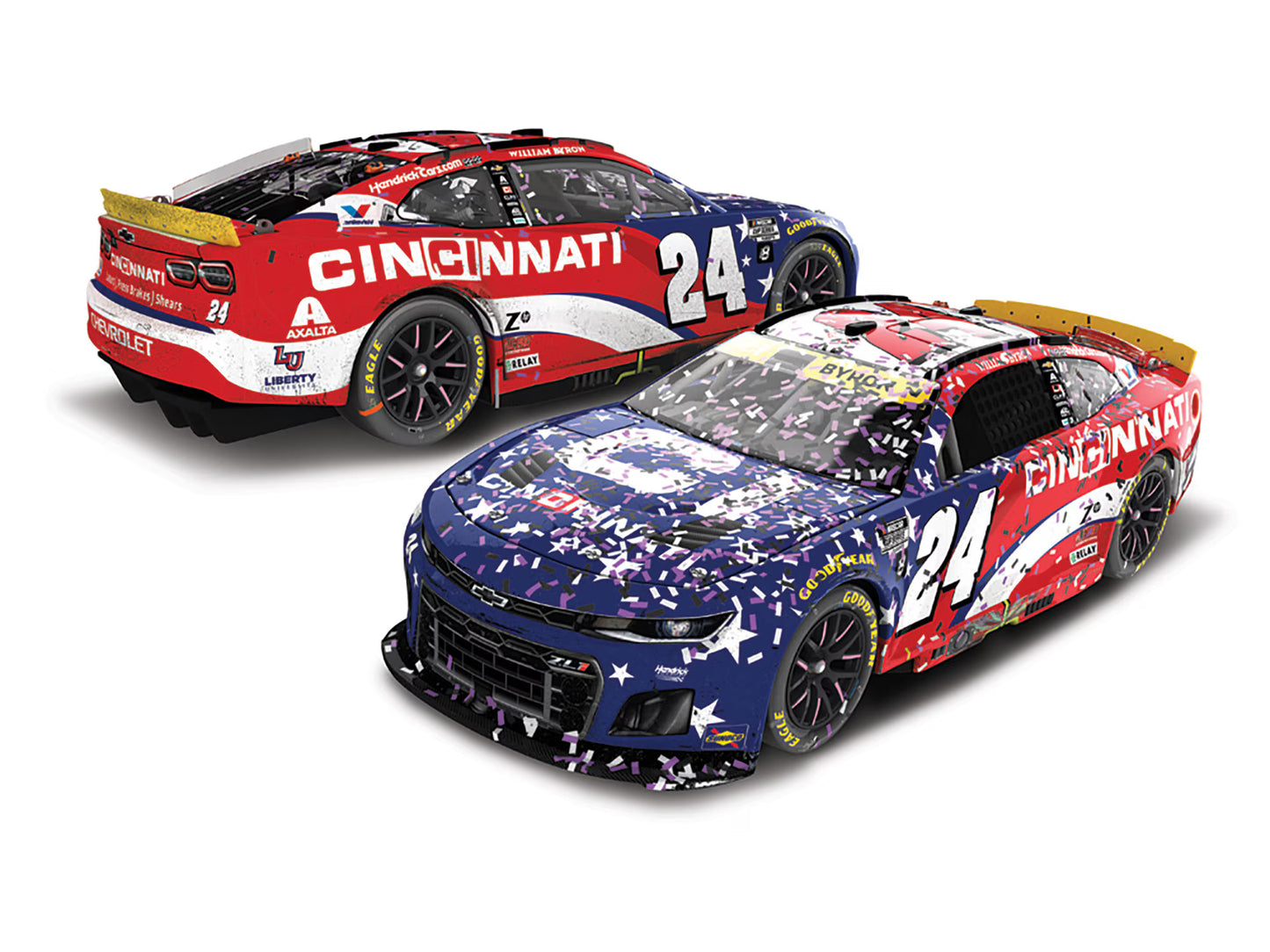 WILLIAM BYRON 2025 CINCINNATI MARTINSVILLE RACED WIN 1:64 ARC DIECAST
