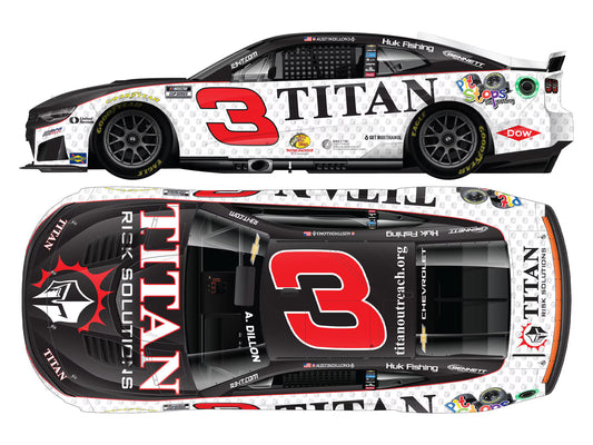 AUSTIN DILLON 2026 TITAN RISK SOLUTIONS 1:24 COLOR CHROME ARC DIECAST