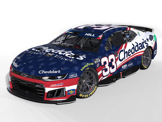 AUSTIN HILL 2026 CHEDDAR'S PATRIOTIC 1:24 GALAXY COLOR ARC DIECAST