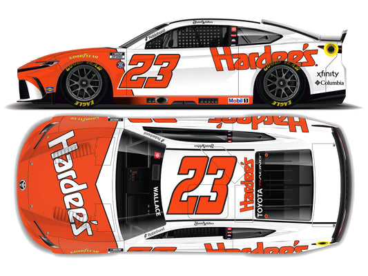 BUBBA WALLACE 2026 HARDEE'S FLASHBACK 1:24 ARC DIECAST