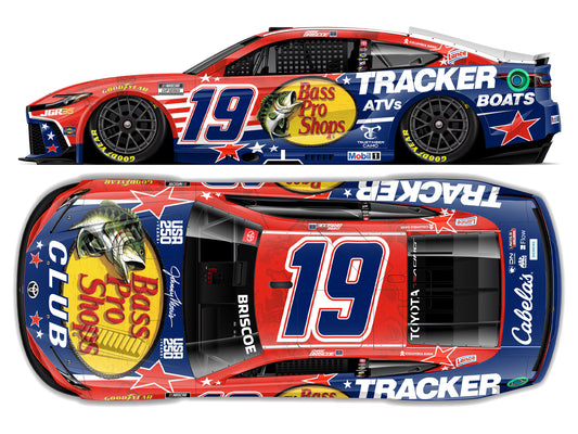 CHASE BRISCOE 2026 BASS PRO SHOPS / TRACKER SALUTES 1:24 AUTOGRAPHED ARC DIECAST