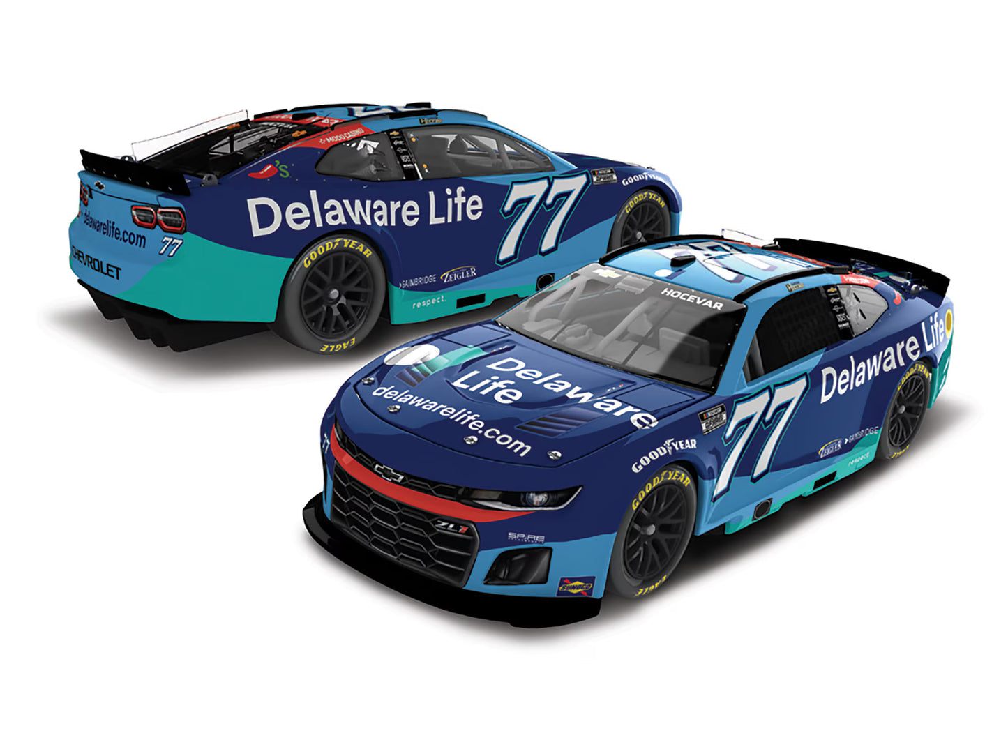 CARSON HOCEVAR 2025 DELAWARE LIFE 1:64 ARC DIECAST
