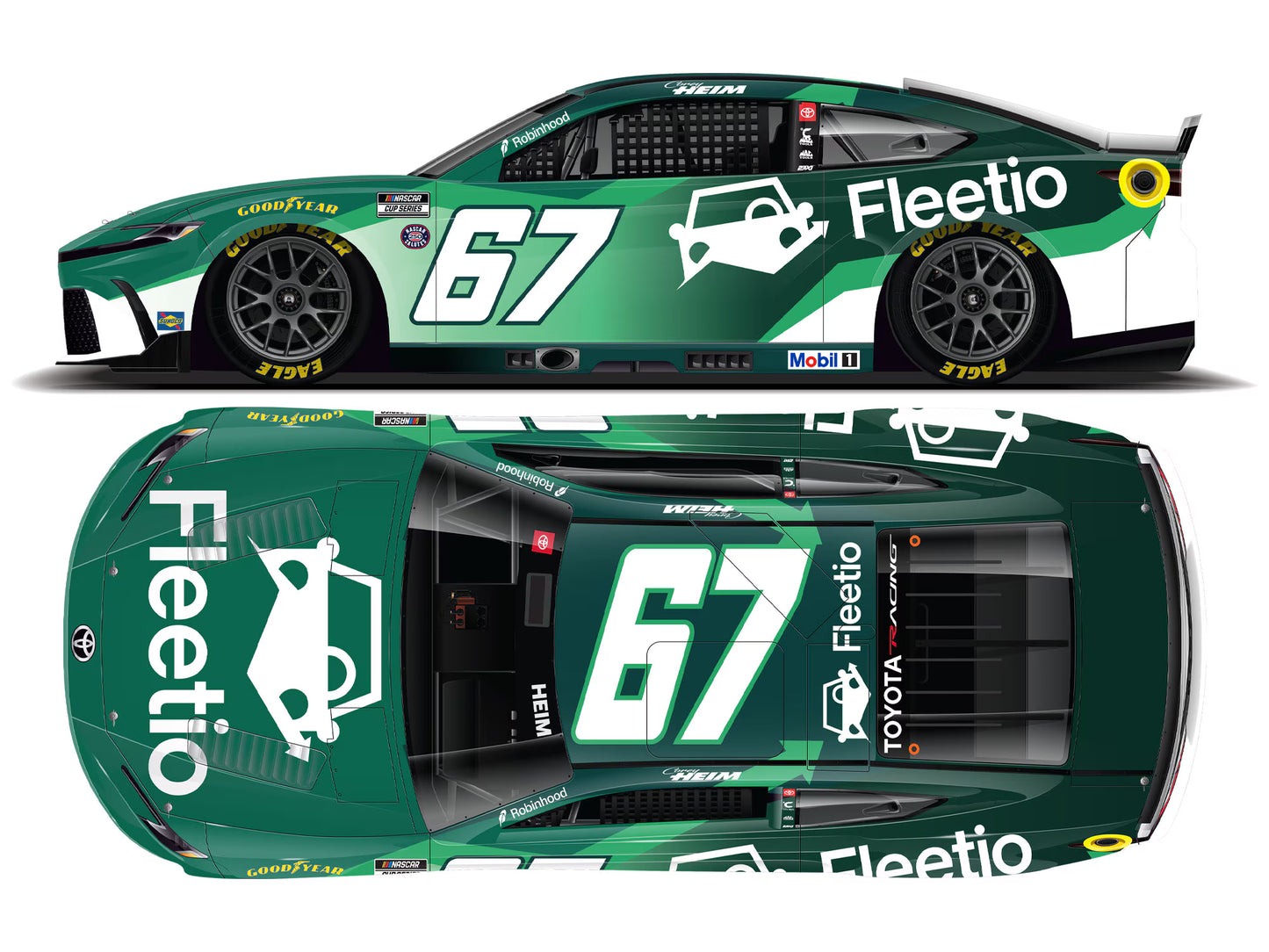 COREY HEIM 2026 FLEETIO 1:24 ELITE DIECAST