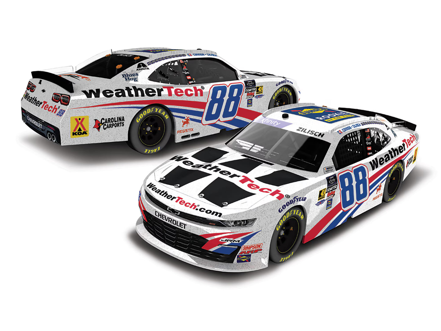 CONNOR ZILISCH 2025 WEATHERTECH ROOKIE OF THE YEAR 1:24 GALAXY COLOR ARC DIECAST