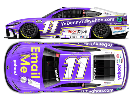 DENNY HAMLIN 2026 YAHOO! EMAIL ME 1:24 ELITE DIECAST