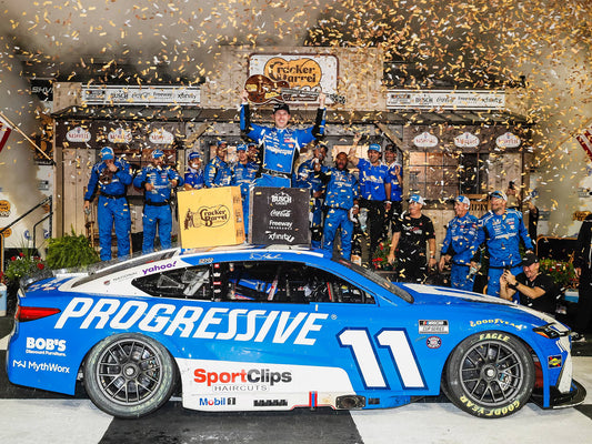 DENNY HAMLIN 2026 PROGRESSIVE NASHVILLE RACED WIN 1:24 ELITE DIECAST