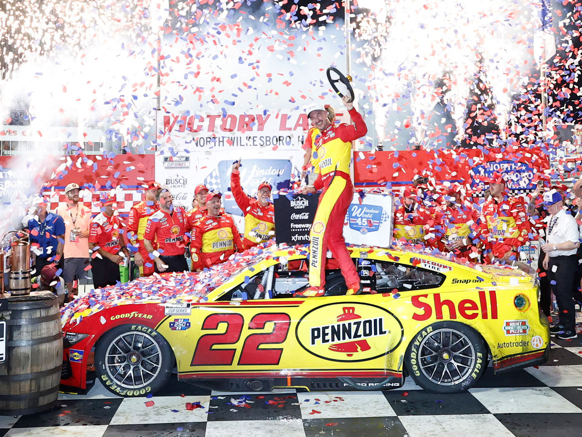 JOEY LOGANO 2026 SHELL/PENNZOIL NORTH WILKESBORO RACED WIN 1:24 ELITE DIECAST