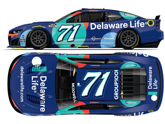 MICHAEL MCDOWELL 2026 DELAWARE LIFE 1:64 ARC DIECAST