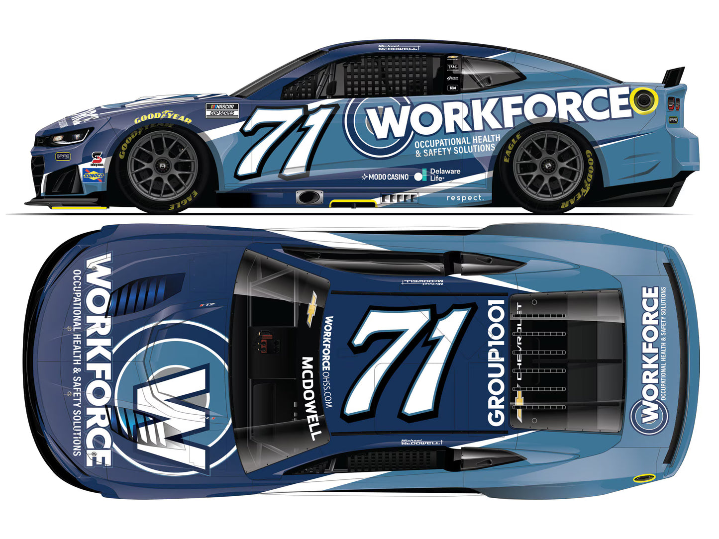 MICHAEL MCDOWELL 2026 WORKFORCE 1:64 ARC DIECAST