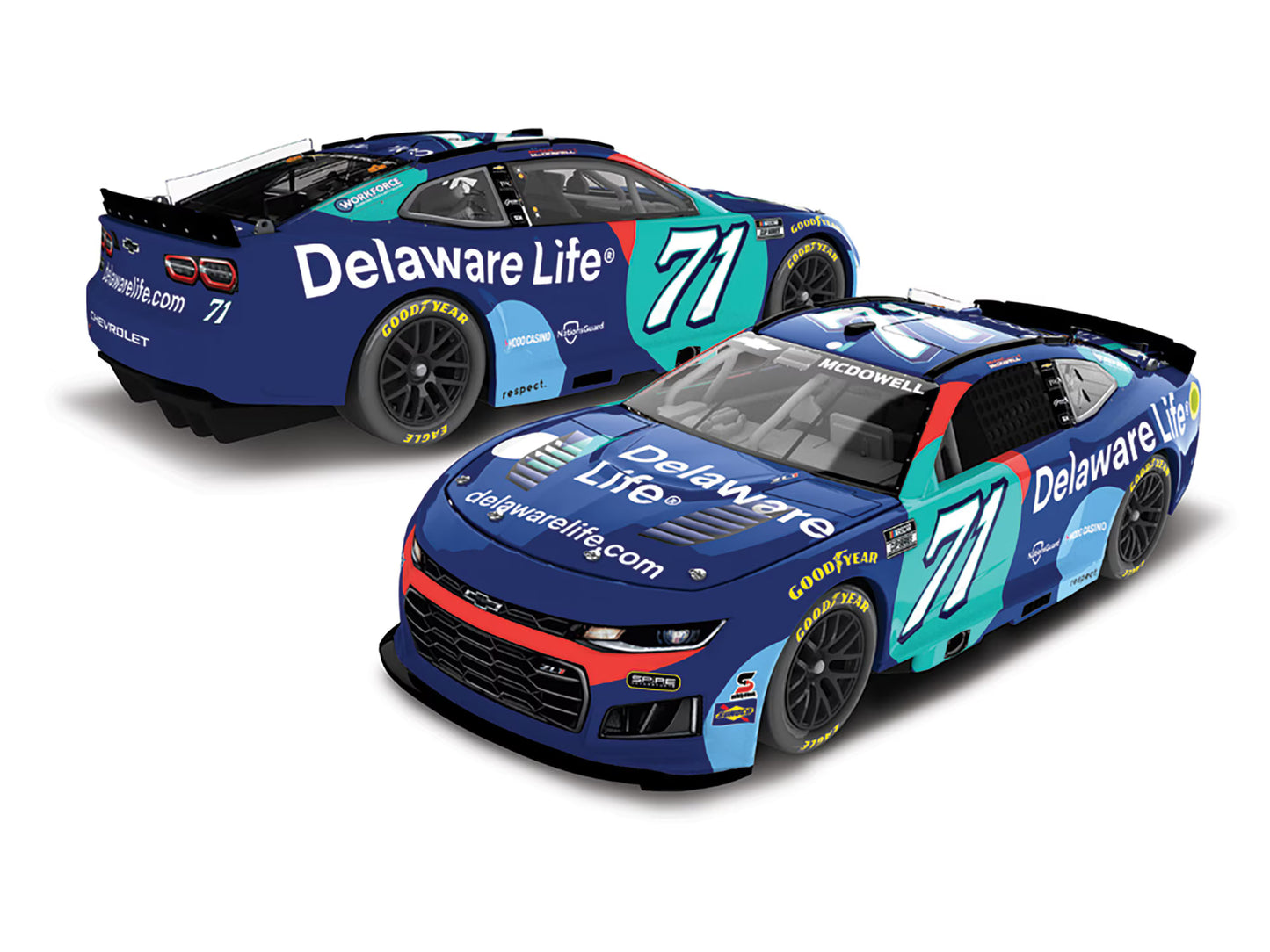 MICHAEL MCDOWELL 2026 DELAWARE LIFE 1:64 ARC DIECAST