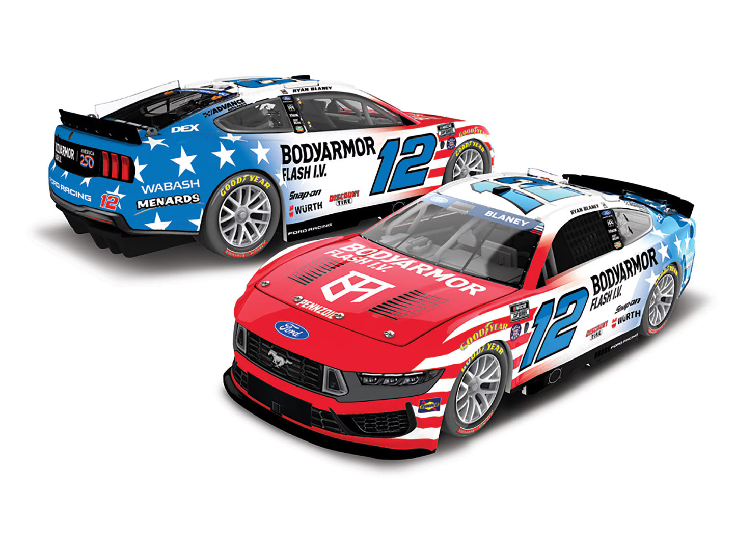 RYAN BLANEY 2026 BODYARMOR PATRIOTIC 1:64 ARC DIECAST