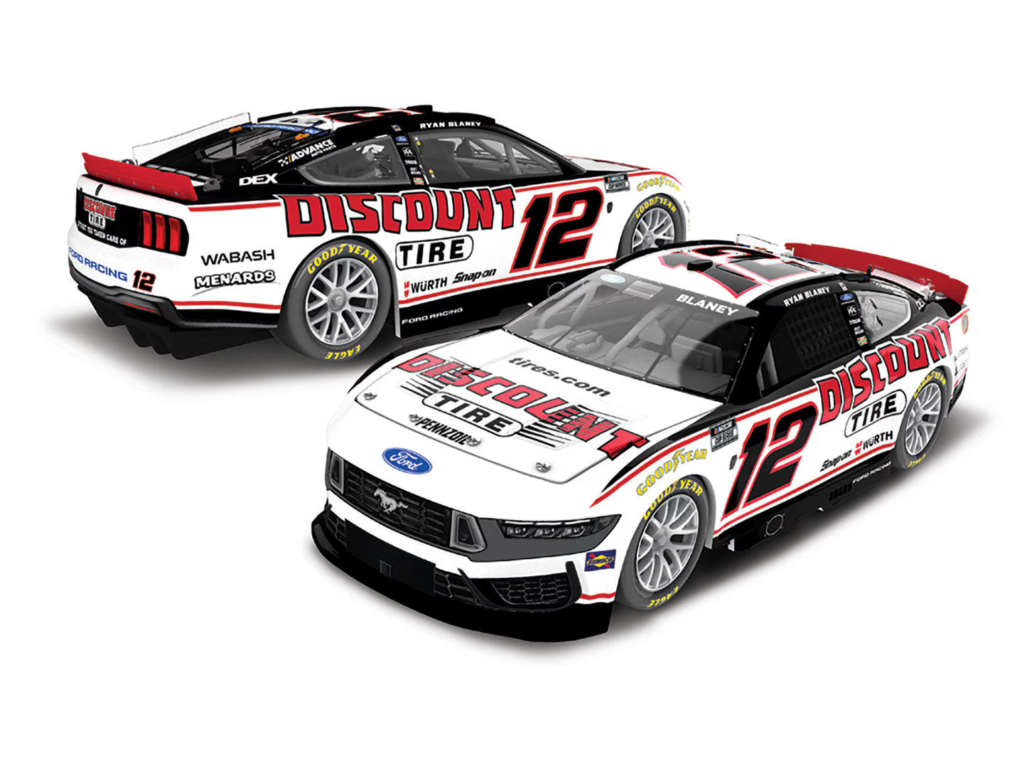 RYAN BLANEY 2026 DISCOUNT TIRE 1:24 AUTOGRAPHED ARC DIECAST