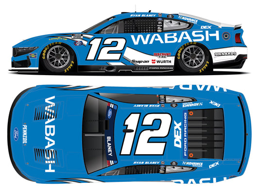 RYAN BLANEY 2026 WABASH 1:24 GALAXY COLOR ARC DIECAST