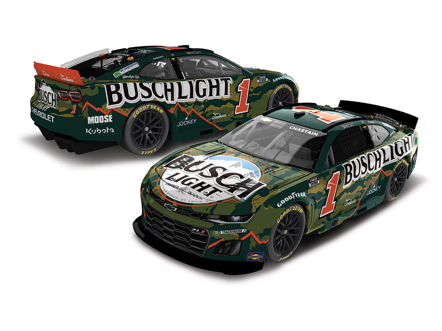 ROSS CHASTAIN 2025 BUSCH LIGHT CAMO 1:64 ARC DIECAST