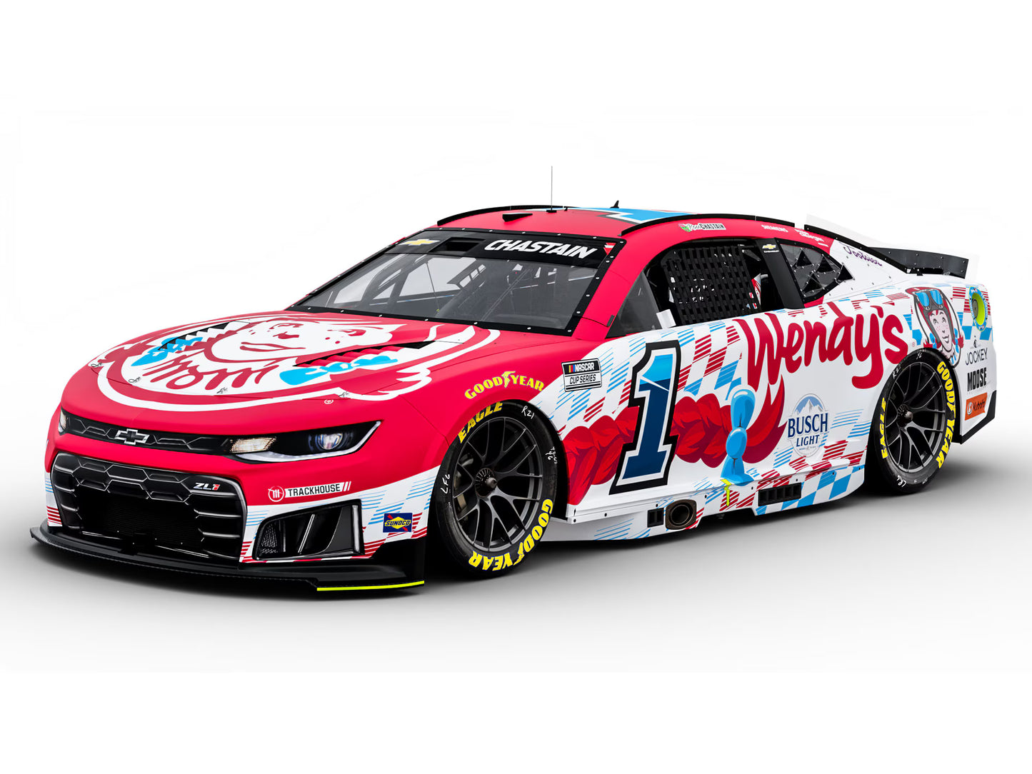 ROSS CHASTAIN 2026 WENDY'S 1:24 ELITE DIECAST