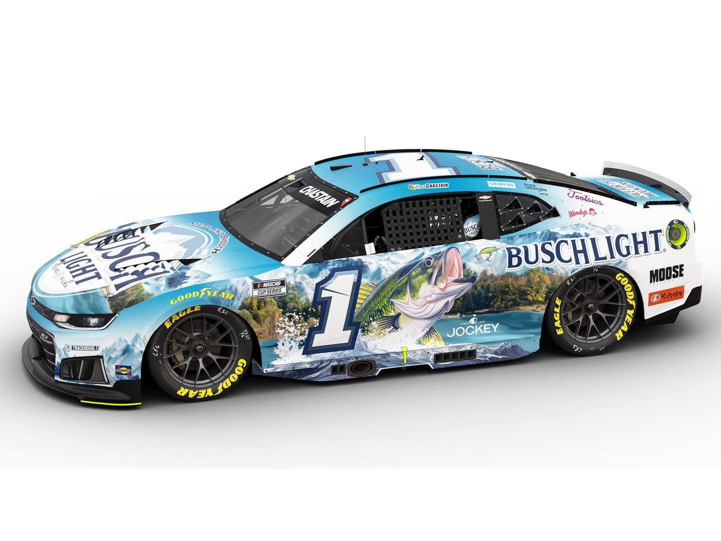 ROSS CHASTAIN 2026 BUSCH LIGHT FISHING 1:24 ELITE DIECAST