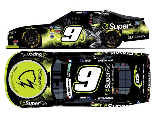SHANE VAN GISBERGEN 2026 SUPERFILES 1:24 COLOR CHROME ARC DIECAST