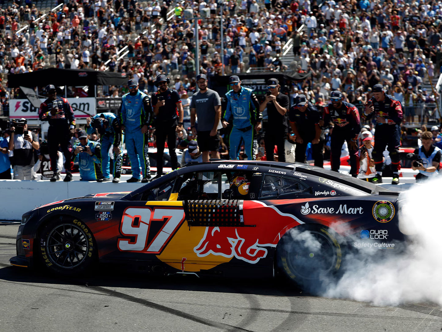 SHANE VAN GISBERGEN 2026 RED BULL SONOMA RACED WIN 1:24 ELITE DIECAST