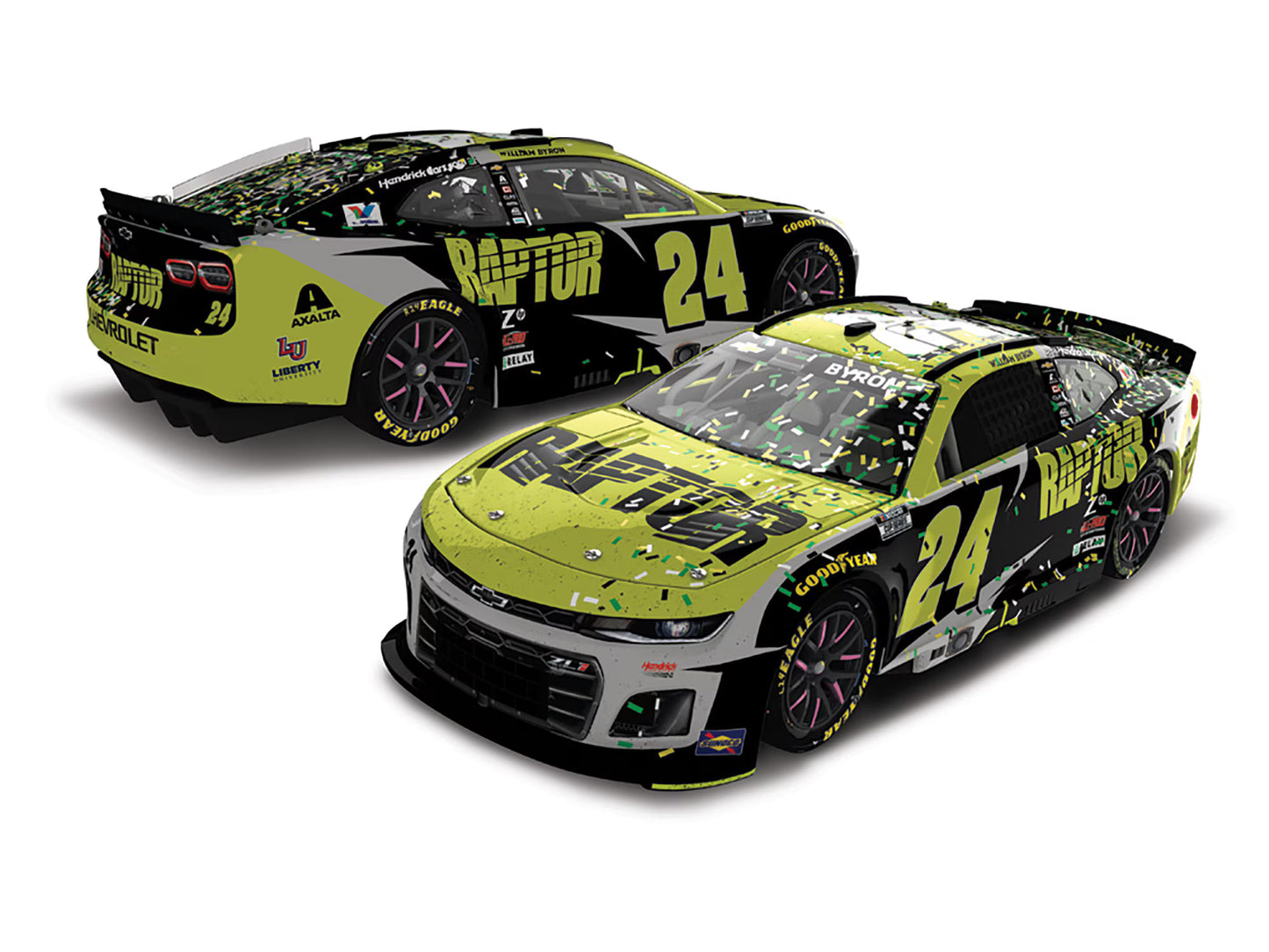 WILLIAM BYRON 2025 RAPTOR IOWA RACED WIN 1:24 ELITE DIECAST