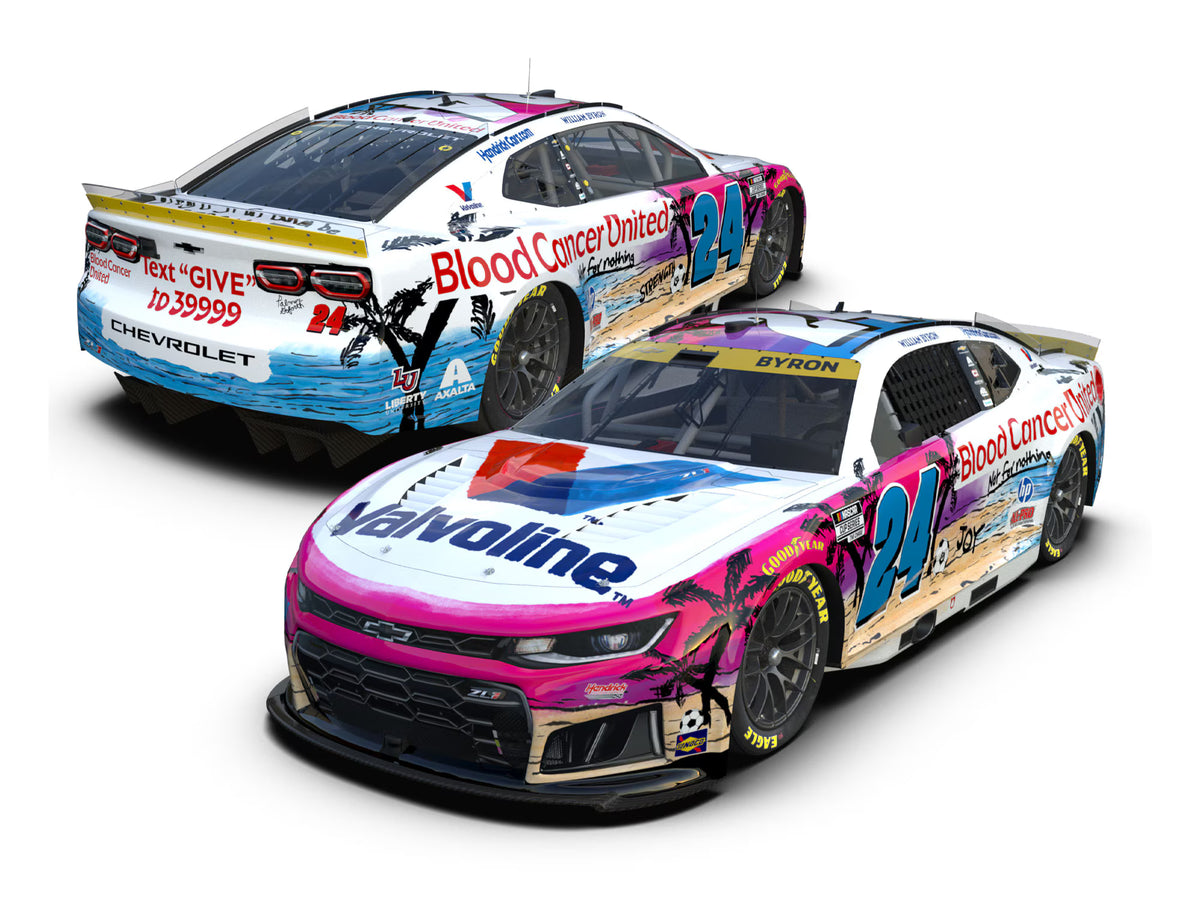 WILLIAM BYRON 2026 VALVOLINE BLOOD CANCER UNITED 1:64 ARC DIECAST