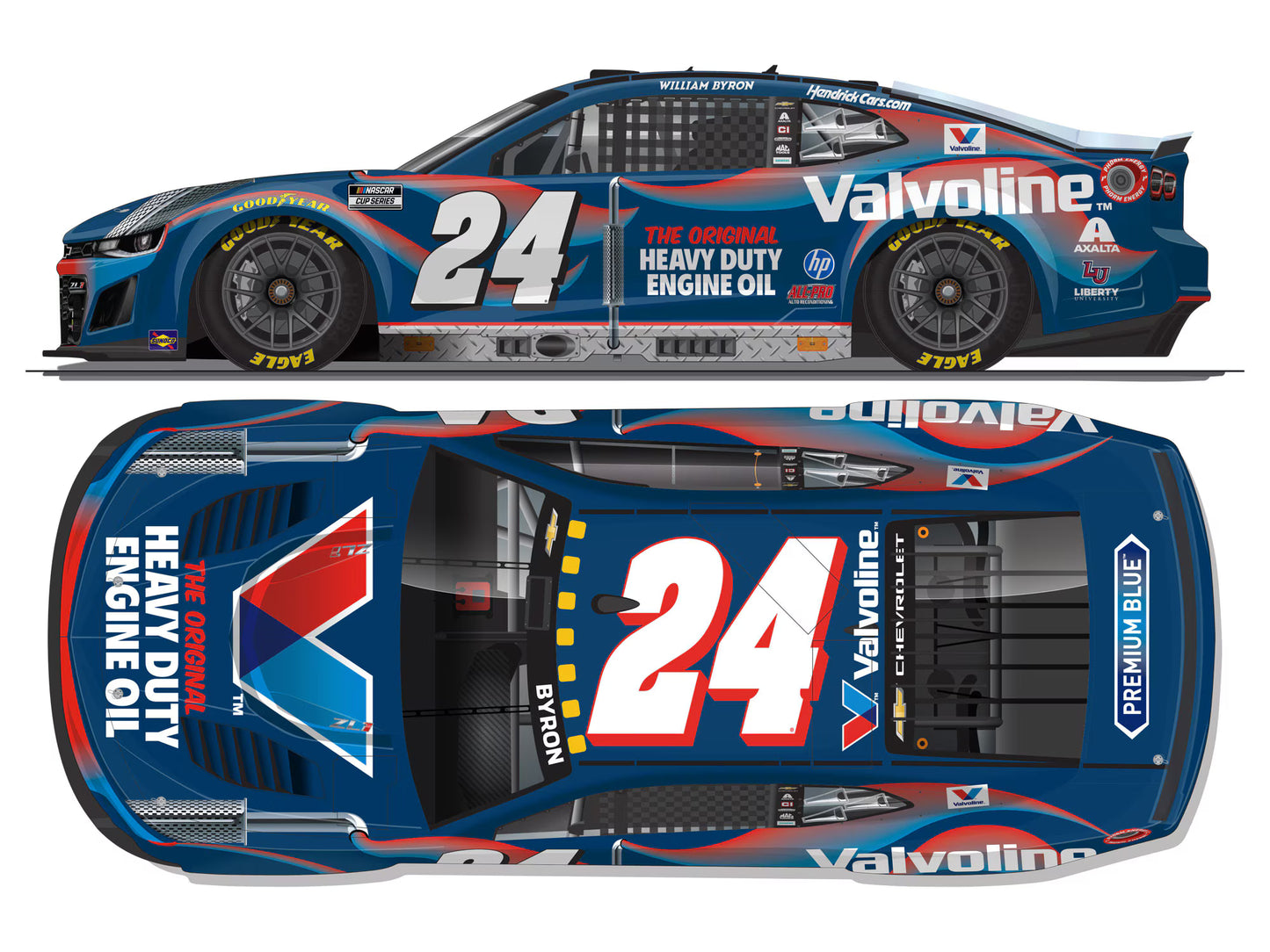 WILLIAM BYRON 2026 VALVOLINE HEAVY DUTY 1:64 ARC DIECAST