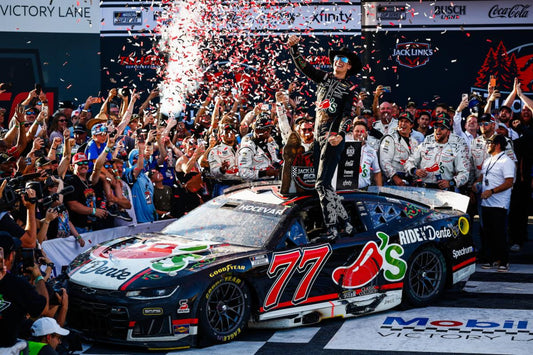 CARSON HOCEVAR 2026 CHILI'S RIDE THE DENTE TALLADEGA RACED WIN 1:24 ELITE DIECAST